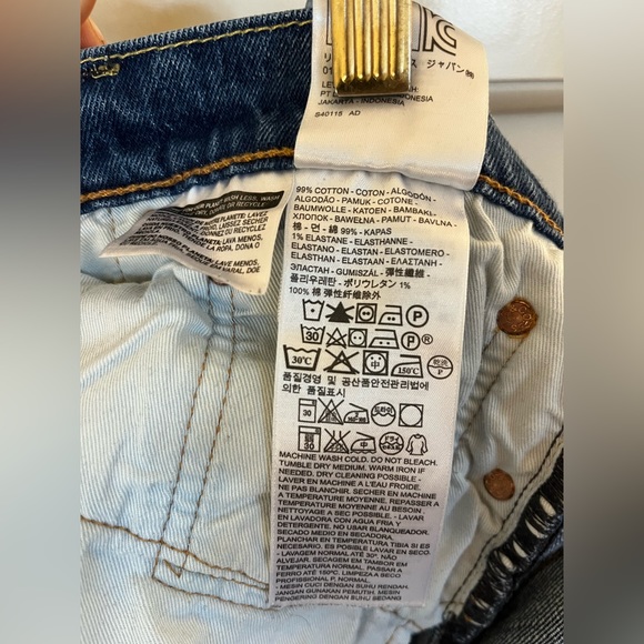 Levi 511 White Oak Cone Denim Jeans. 34” Inseam - Picture 7 of 10